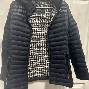 MICHAEL Michael Kors Women's Navy Puffer Jacket